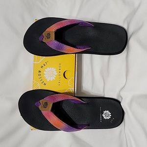 Yellowbox purple and Coral size 9.5 sandals